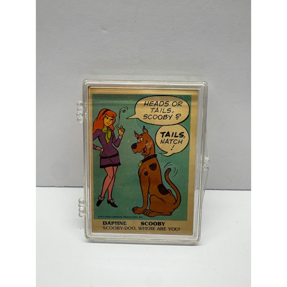 Vintage 1974 Wonder Bread Scooby-Doo Card #23 Daphne Flip-Flop Dime